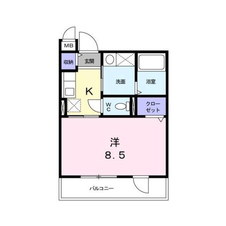 アンディアーモ小手指の物件間取画像